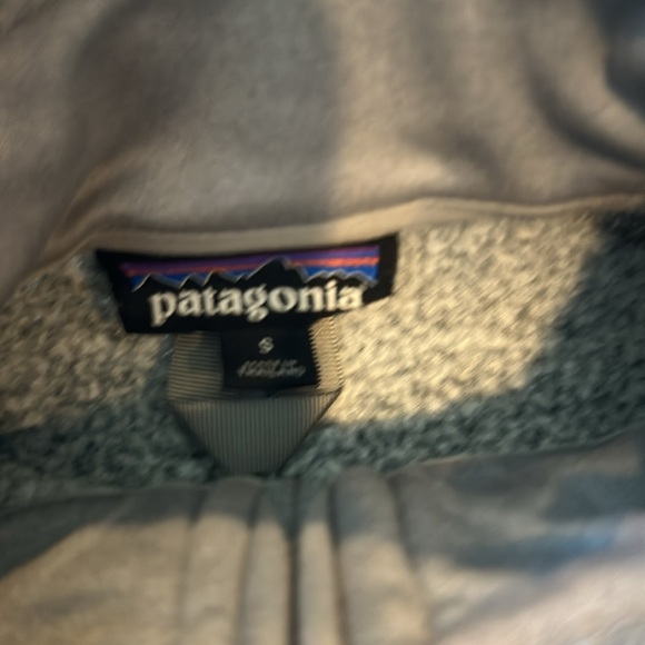 Women's Patagonia Better Sweater 1/4 Zip Fleece Pullover Birch White Sz S H10 - Picture 6 of 9